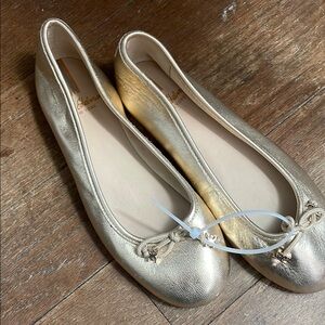 Sam Edelman Gold Ballet Flats